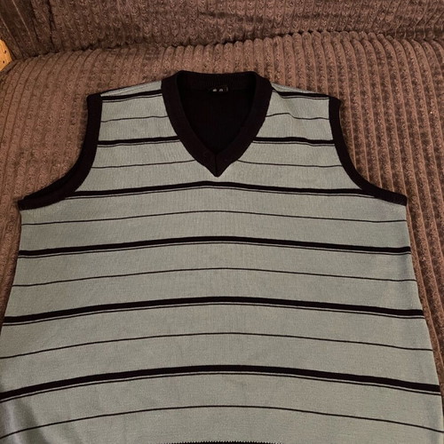 Striped men's vest medium like new