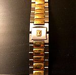  Ρολόι FAVRE-LEUBA, μοντέλο Q. 31mm. Ελβετικό. Χρυσός/Ατσάλι. Vintage.