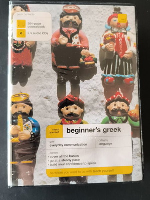 Teach Yourself Beginners Greek book like new with 2 CDs
