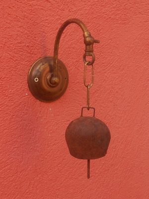 Doorbell with brass stem used, choice of size