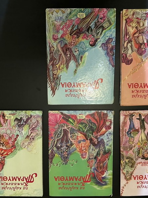 Five children's books with illustrated classic fairy tales