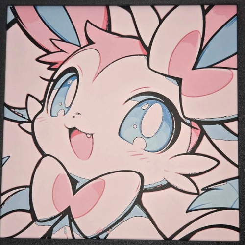 Pokémon Sylveon canvas new, plastic, 20x20 cm, 4 colors