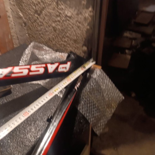 Aluminum bicycle frame with parts like new