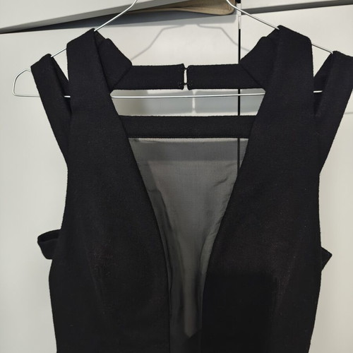 Ioanna Kourbela black jumpsuit with pockets, size S