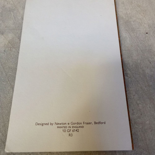 Christmas card from 1960s used, collectible