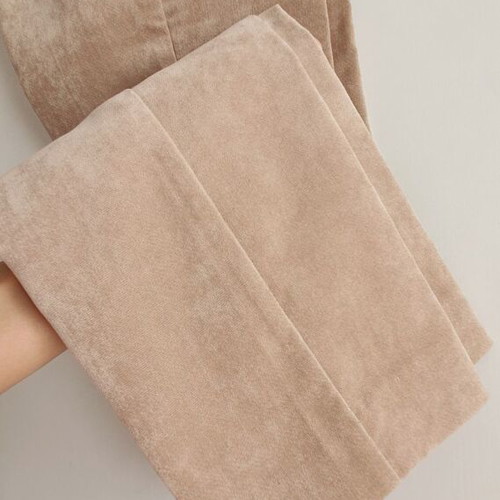 Stefanel velvet pants beige, new, 100% cotton, size S