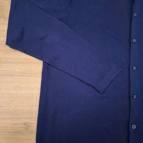 Zara dark blue cotton shirt or cardigan XL like new