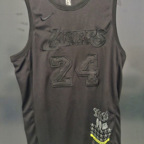 Nike NBA Los Angeles Lakers Kobe Bryant #24 Black Mamba Edition jersey new