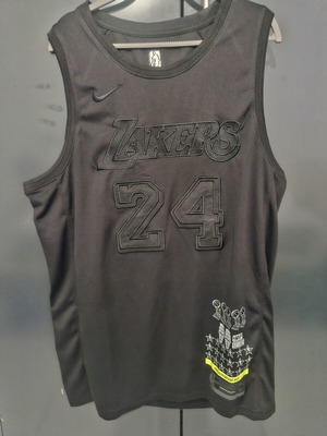 Nike NBA Los Angeles Lakers Kobe Bryant #24 Black Mamba Edition jersey new