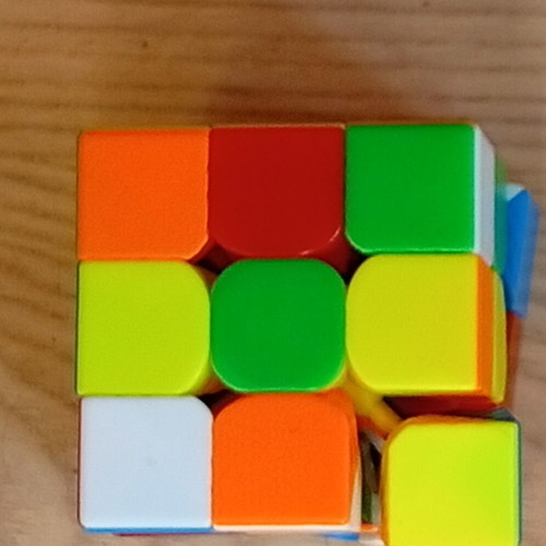 Rubik's Cube used, missing one piece