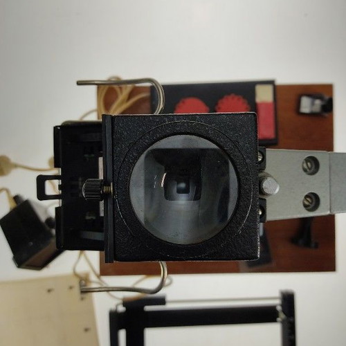 Russian old photo enlarger with carrying case used