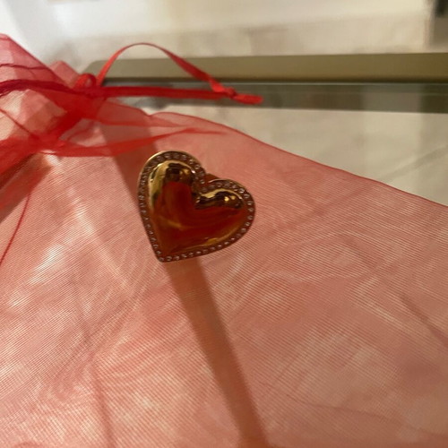 Steel heart ring new