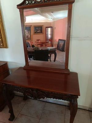 Console with mirror new