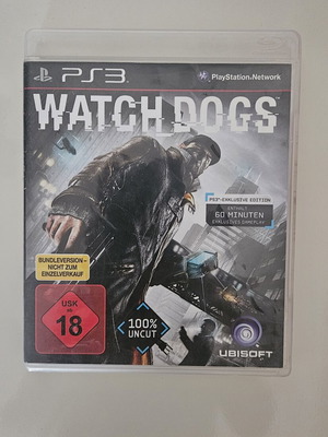 Watch Dogs PlayStation 3 game like new without manual
