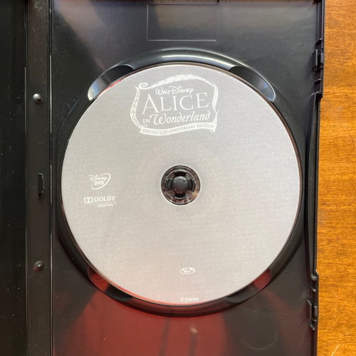 Disney DVD Alice in Wonderland dubbed like new