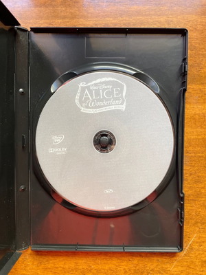 Disney DVD Alice in Wonderland dubbed like new