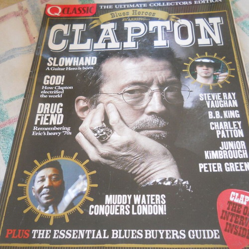 Q Classic collectors edition blues Eric Clapton magazine used in good condition
