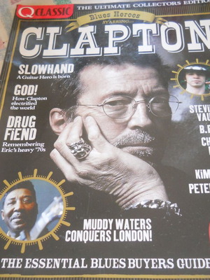 Q Classic collectors edition blues Eric Clapton magazine used in good condition