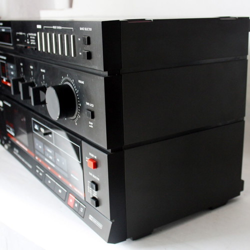 Sansui DA-T550 vintage stereo cassette receiver used, needs repair