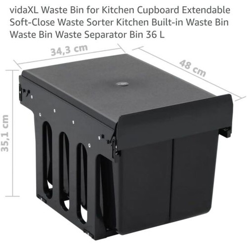 Kitchen cupboard waste bin new