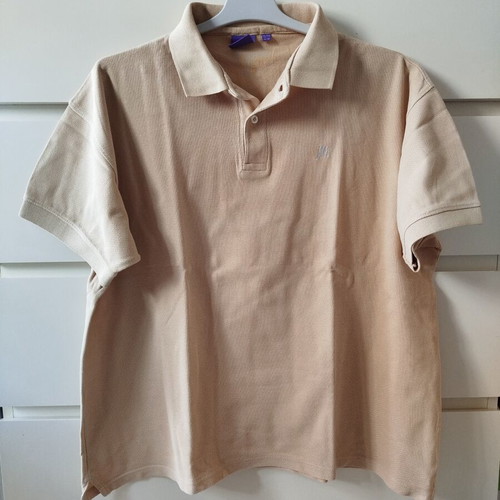 Jacques Hermes men's polo shirt, beige camel, XL