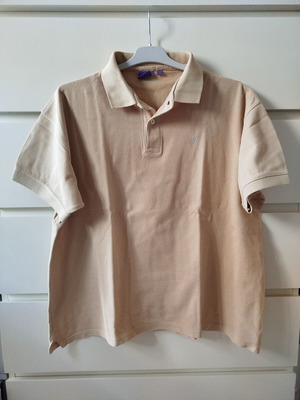 Jacques Hermes men's polo shirt, beige camel, XL