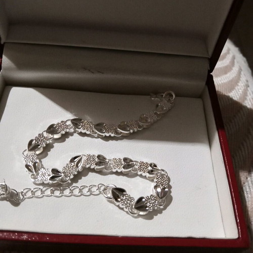 Silver chain 22 centimeters new