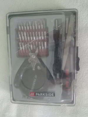 Parkside mini tool set, 35 pieces, new