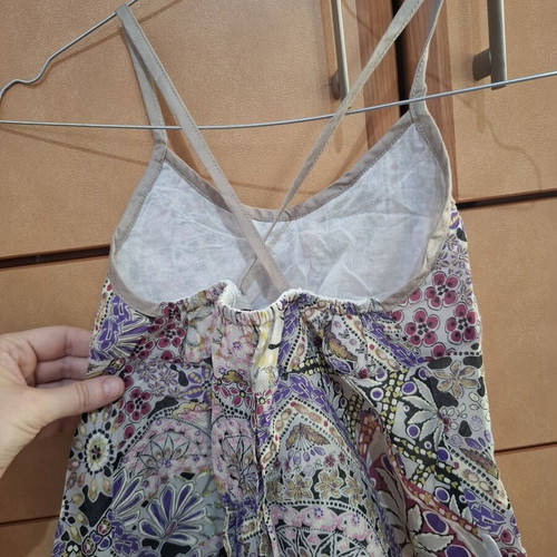 Raxevsky colorful top with crisscross back like new, age 7