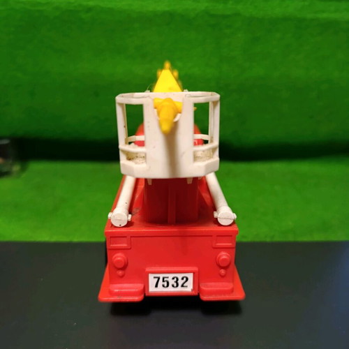 Vintage fire truck 80s with folding ladder used