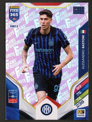 2026 Panini FIFA 365 Adrenalyn XL FAN13 Bastoni Pink σαν καινούργιο πακέτο