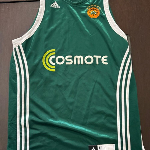 Rare Panathinaikos basketball jersey 2010-11 new, authentic