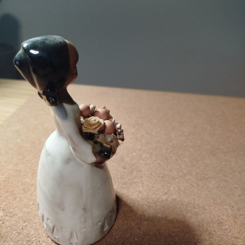 Porcelain figure Porcegama Valencia Spain used, handmade, 14 cm