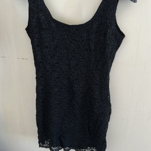 Dress used, black and blue