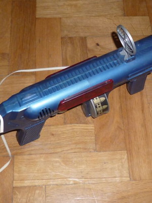Greek Plastic Space Gun Super Comet F-R-933 like new, 70s