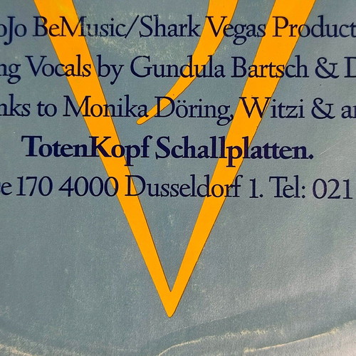 Shark Vegas You Hurt Me vinyl used, electronic music
