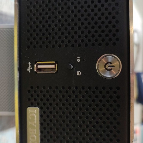 ISY BOX network enclosure for two hard drives used