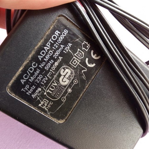 Τροφοδοτικό MKD 12-1000GS 12V 1000mA και 12V 500mA μεταχειρισμένο
