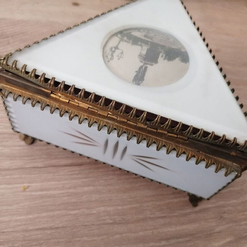 Jewelry box Russian old used with minor damages