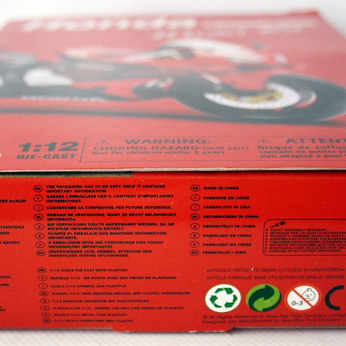Honda CBR600R (2006) Die Cast Model Kit red motorcycle NewRay new