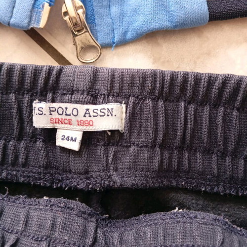 Polo tracksuit and orchestra sweatshirt set used for baby boy 12-18 months