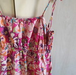 Esprit dress like new, adjustable straps, colorful, size S