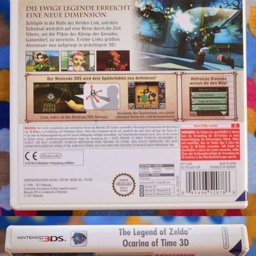 The Legend of Zelda: Ocarina of Time 3D Nintendo 3DS game like new