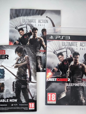 Ultimate Action Triple Pack παιχνίδι PS3 (Just Cause 2, Sleeping Dogs, Tomb Raider)