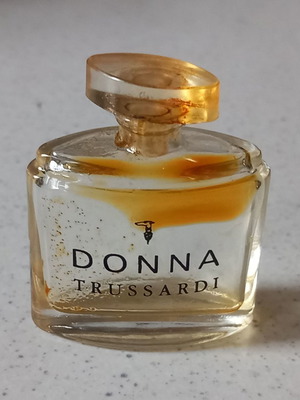 Donna Trussardi Vintage Eau De Parfume miniature used, empty bottle
