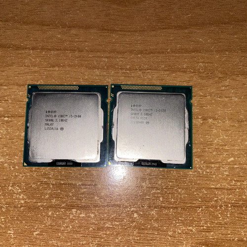 Intel Core i5-2400 and i3-2120 processors used, LGA 1155 socket