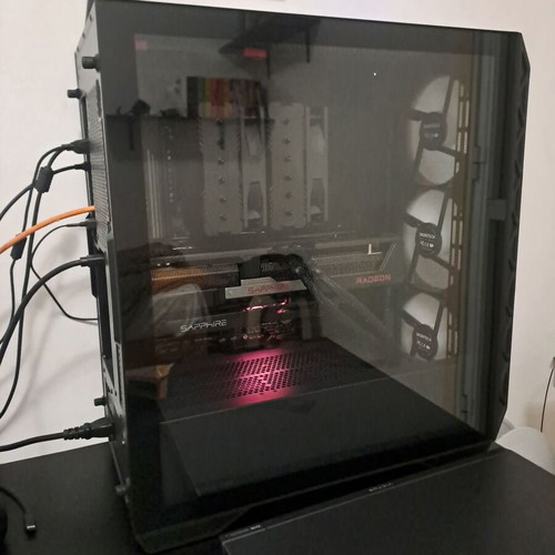 AMD RX 9070 XT Sapphire Pulse 16GB gaming PC with Ryzen 7 7800X3D