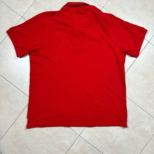 Ducati Polo shirt used, men's large red short sleeve