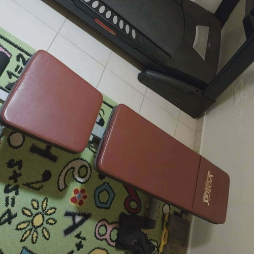 Treadmill used with gift bench