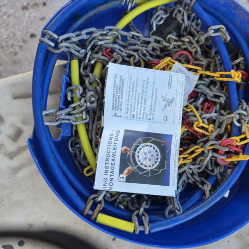 Car chains used, good condition, worn once